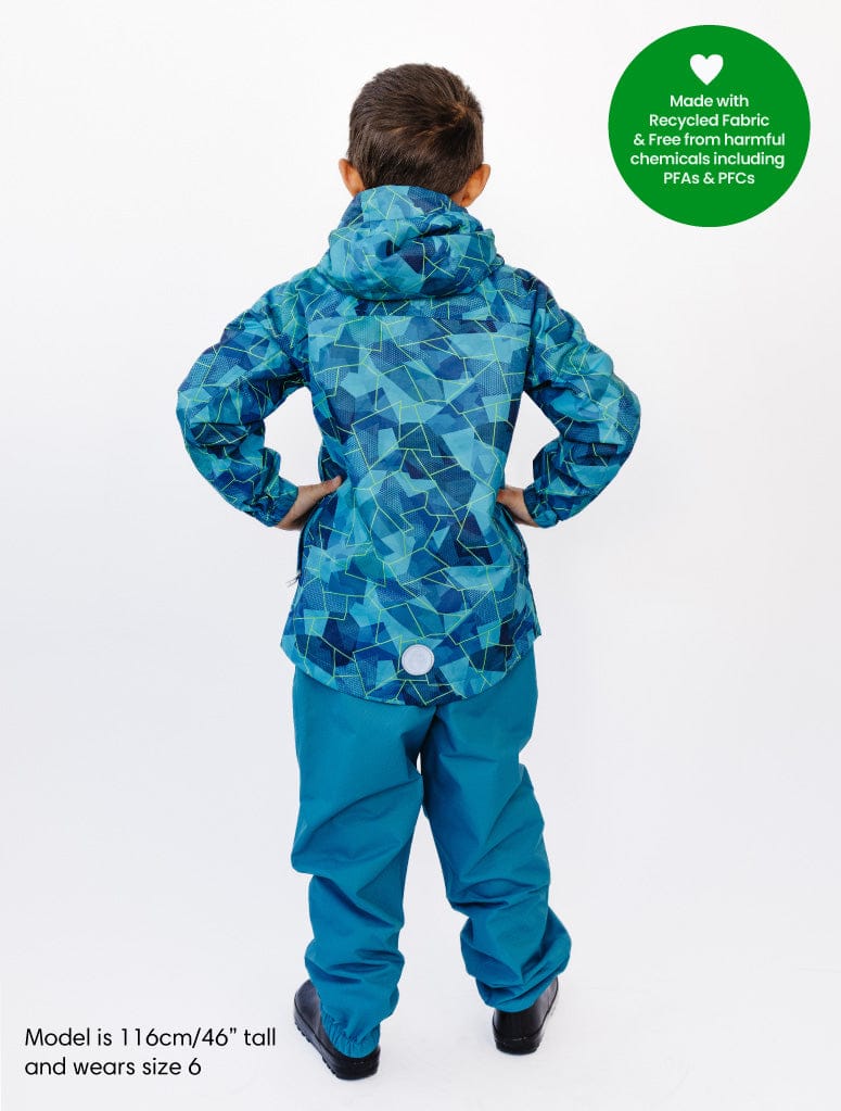 Therm Unisex Jacket 10K Packaway Rainshell - Geo Tech