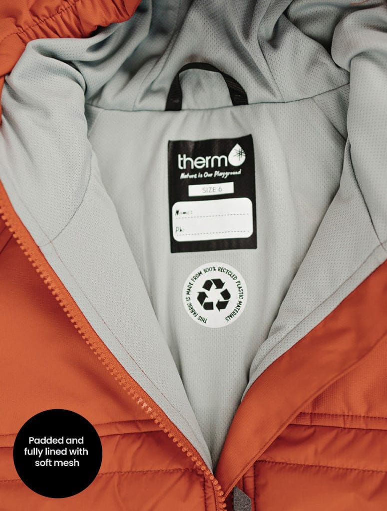 Therm Unisex Jacket Hydracloud Puffer Jacket - Burnt Orange