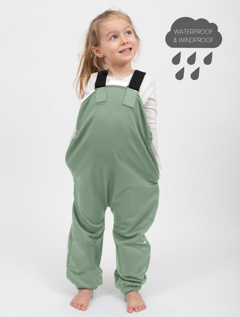 Therm Unisex Outfit All-Weather Fleece Overalls - Basil