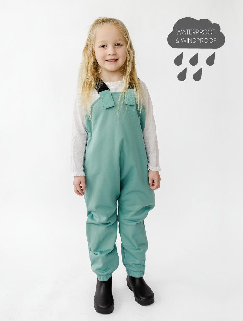 Therm Unisex Pants All-Weather Fleece Overalls - Seafoam