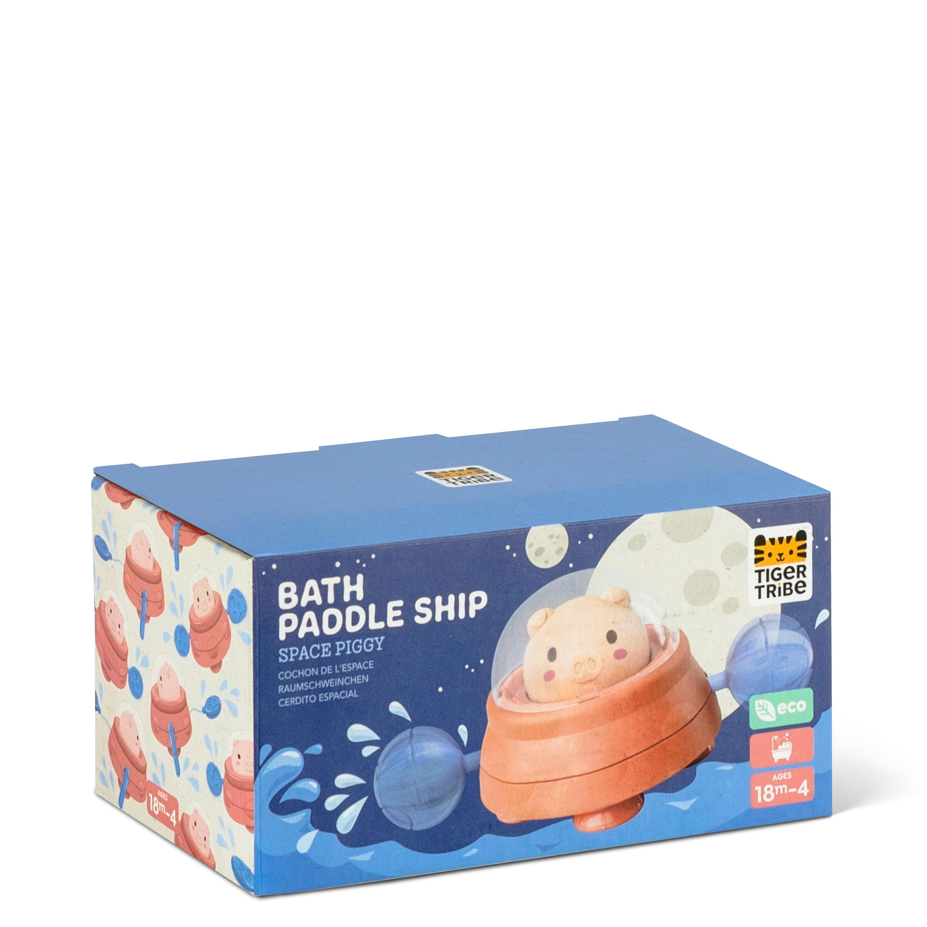 Tiger Tribe Bath Toys Bath Paddle Ship - Space Piggy