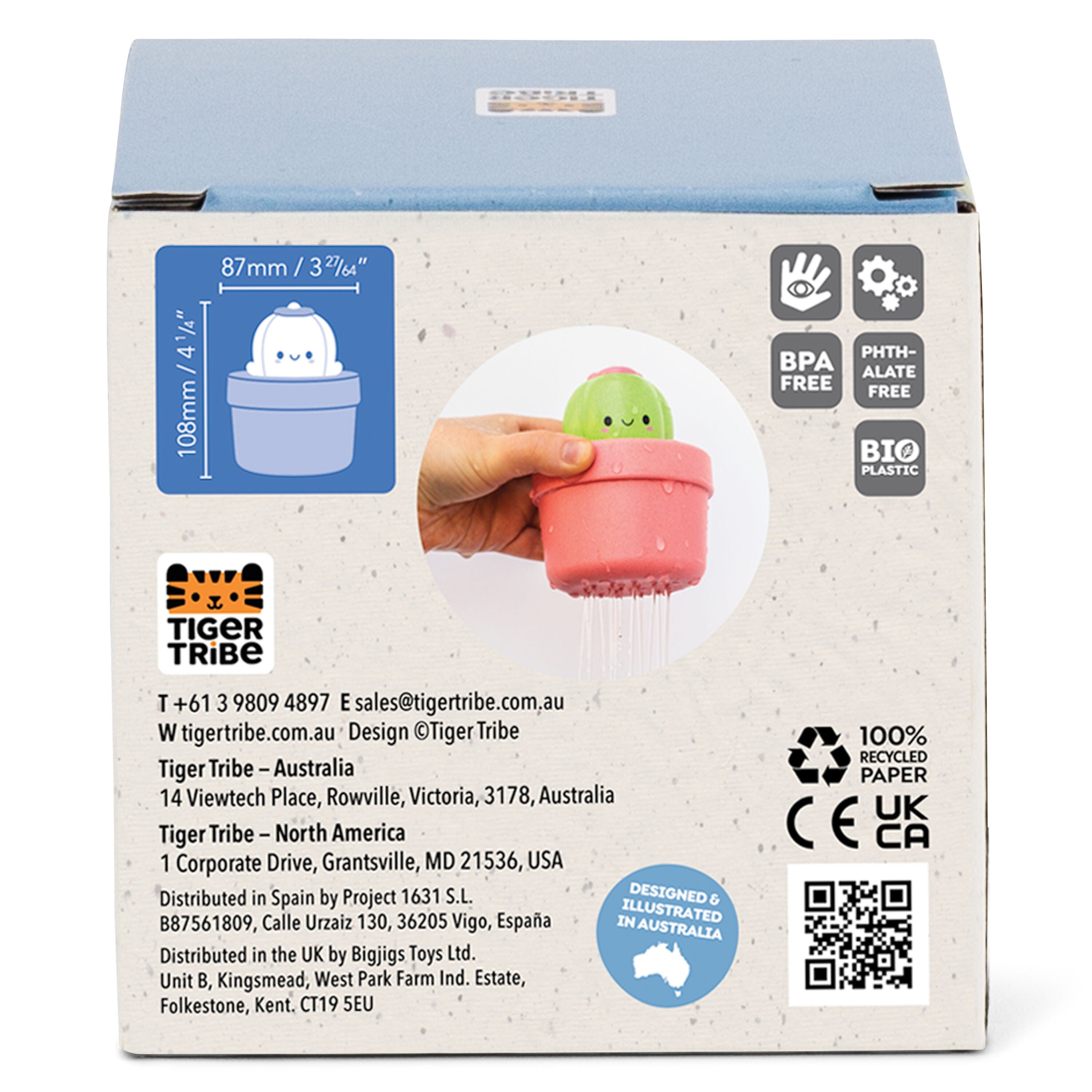 Tiger Tribe Bath Toys Bath Pop-Up - Cactus