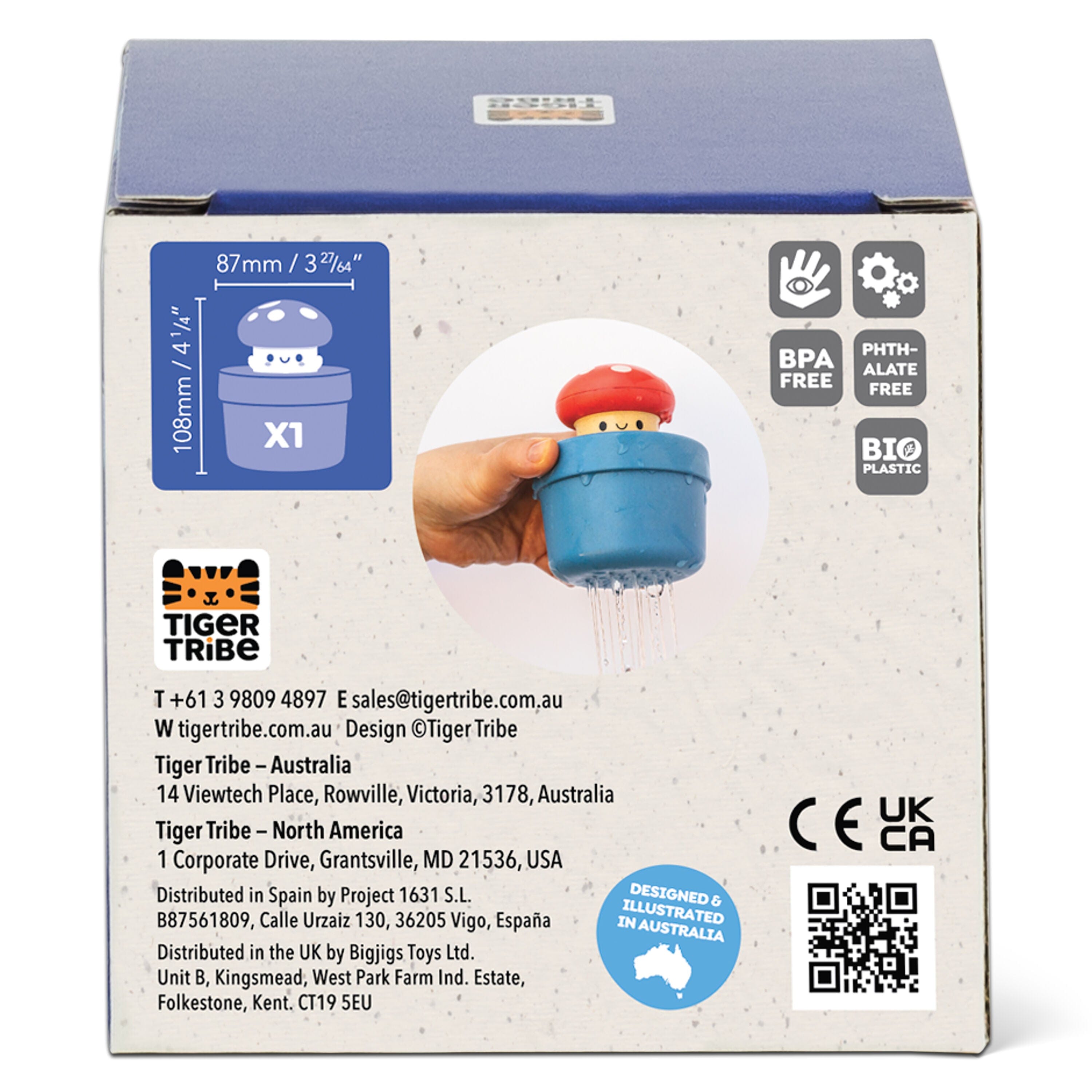 Tiger Tribe Bath Toys Bath Pop-Up - Mushroom