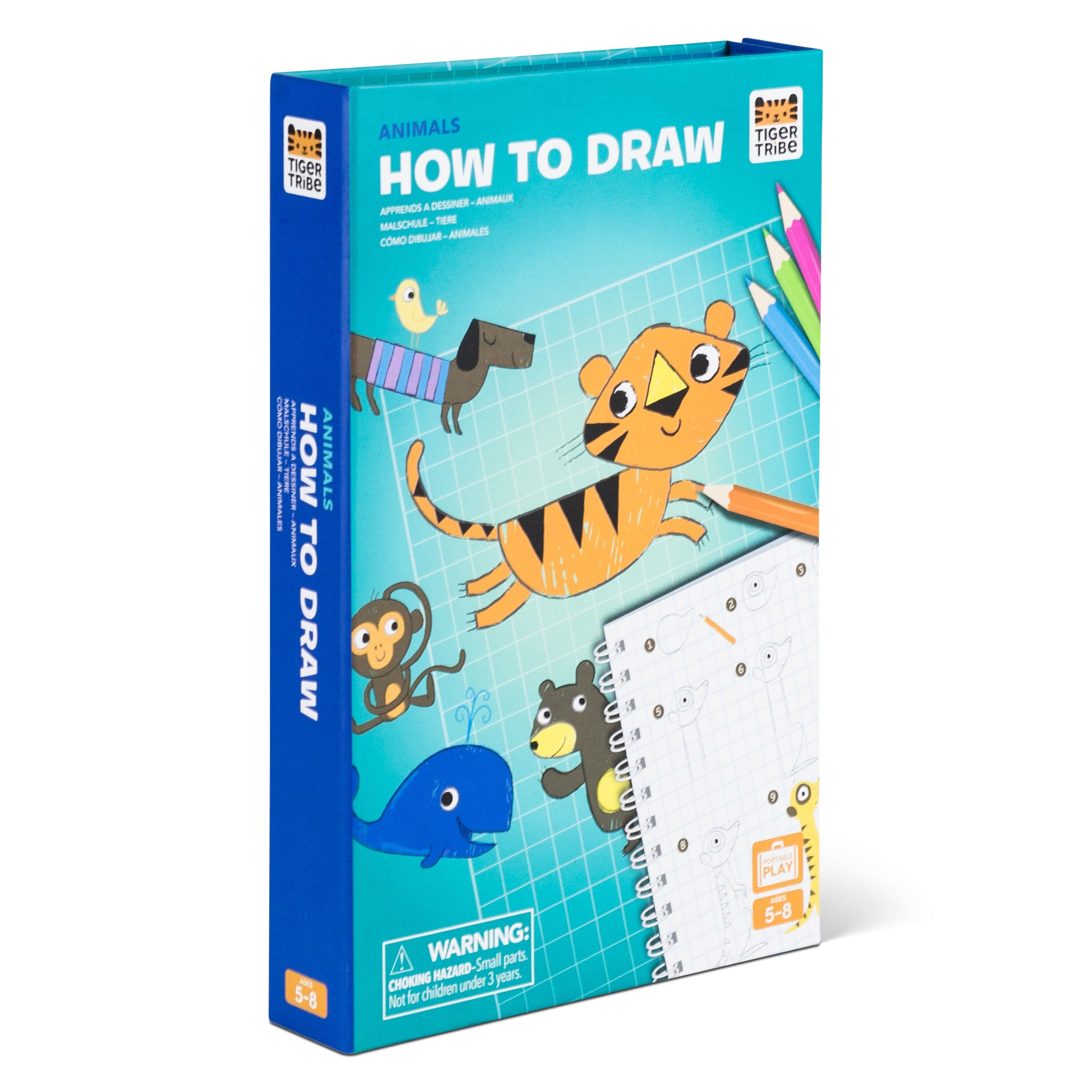 Tiger Tribe Gift Stationery How to Draw - Animals