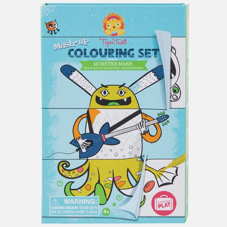 Tiger Tribe Gift Stationery Mash-up Colouring Set - Monster Mash