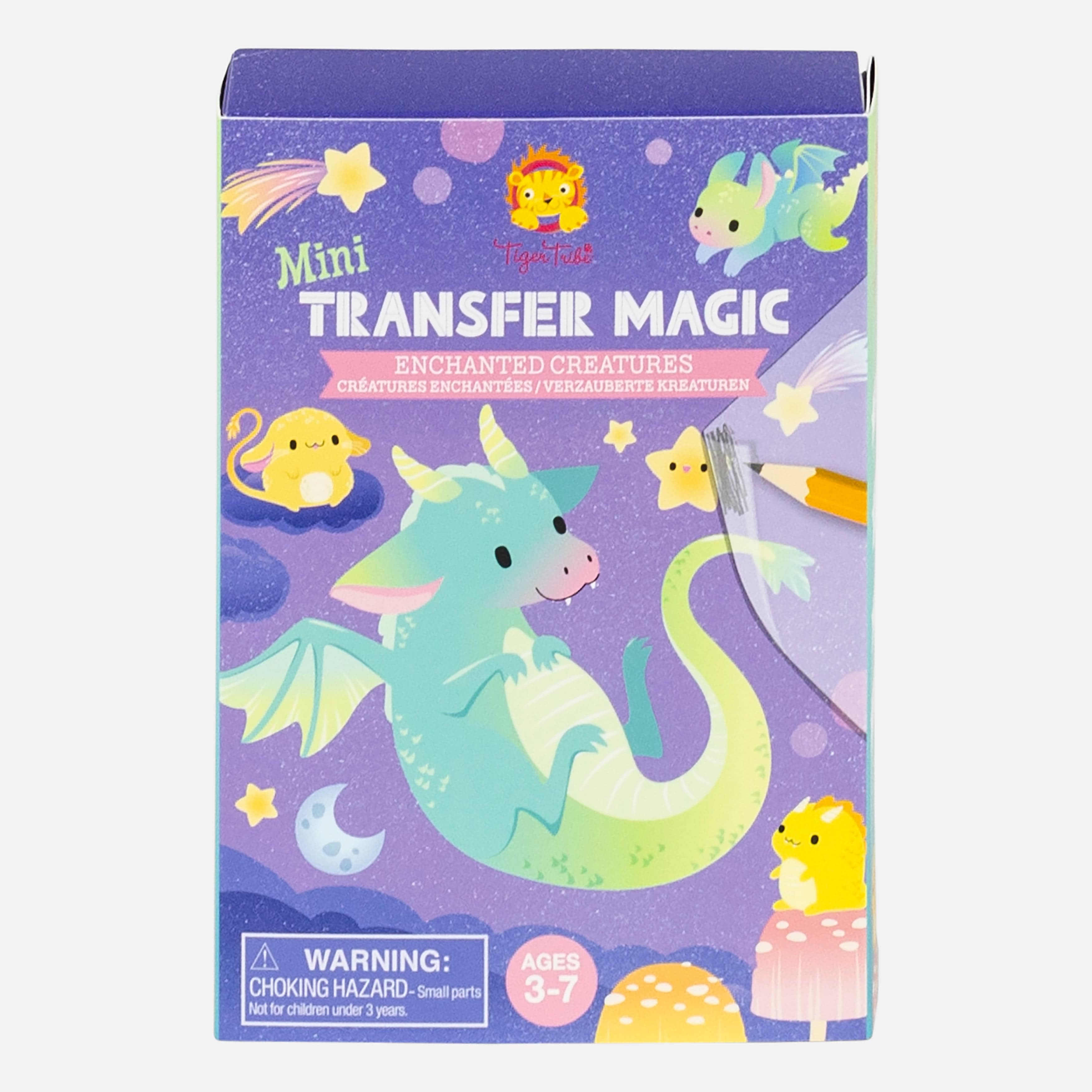 Tiger Tribe Gift Stationery Mini Transfer Magic -Enchanted Creatures