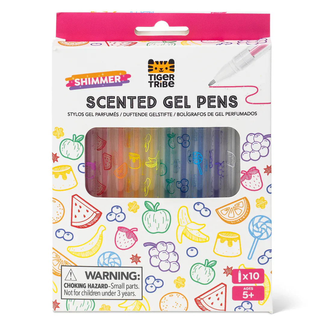 Tiger Tribe Gift Stationery Shimmer Scented Gel Pens