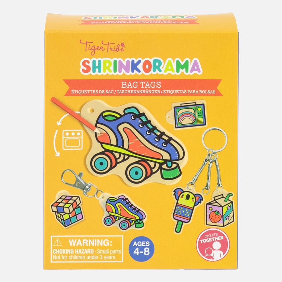 Tiger Tribe Gift Stationery Shrinkorama - Bag Tags