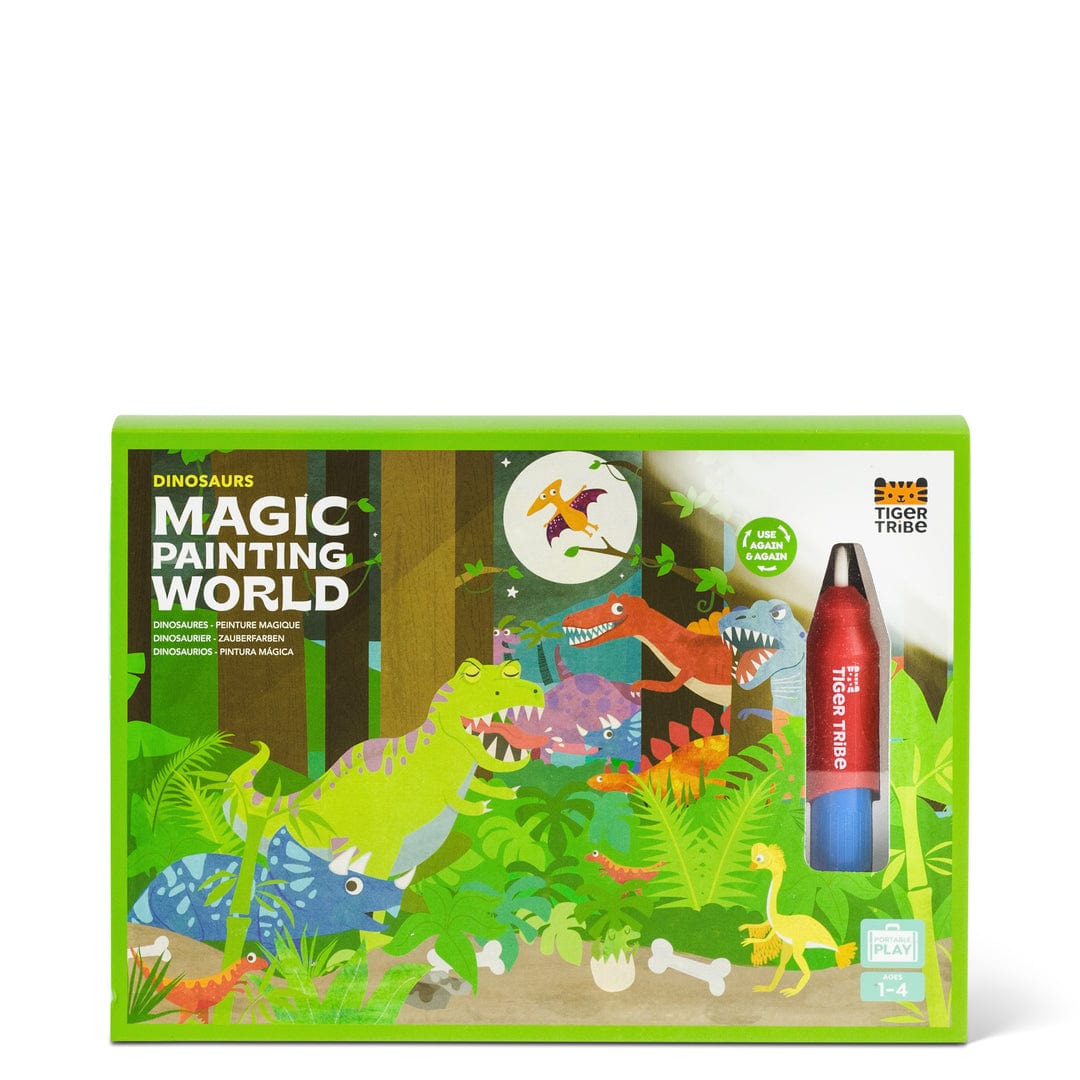 Tiger Tribe Gift Stationery World Dinosaurs Magic Painting