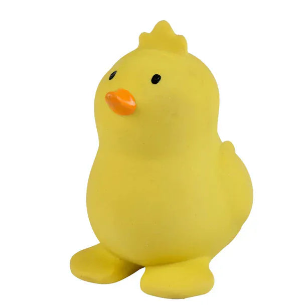 Tikiri Collection Bath Toys Chick Natural Rubber Rattle & Bath Toy
