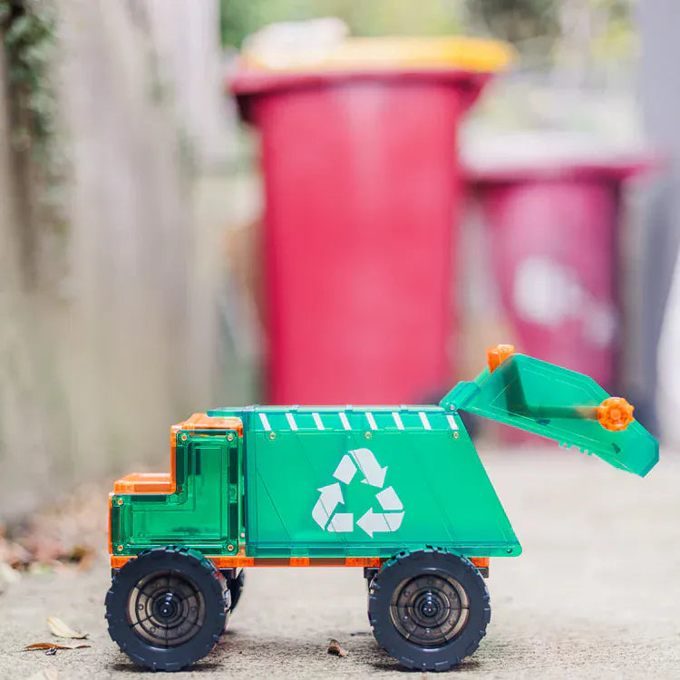 TileTek Toys TileTek -14 Piece Mega Recycling Truck