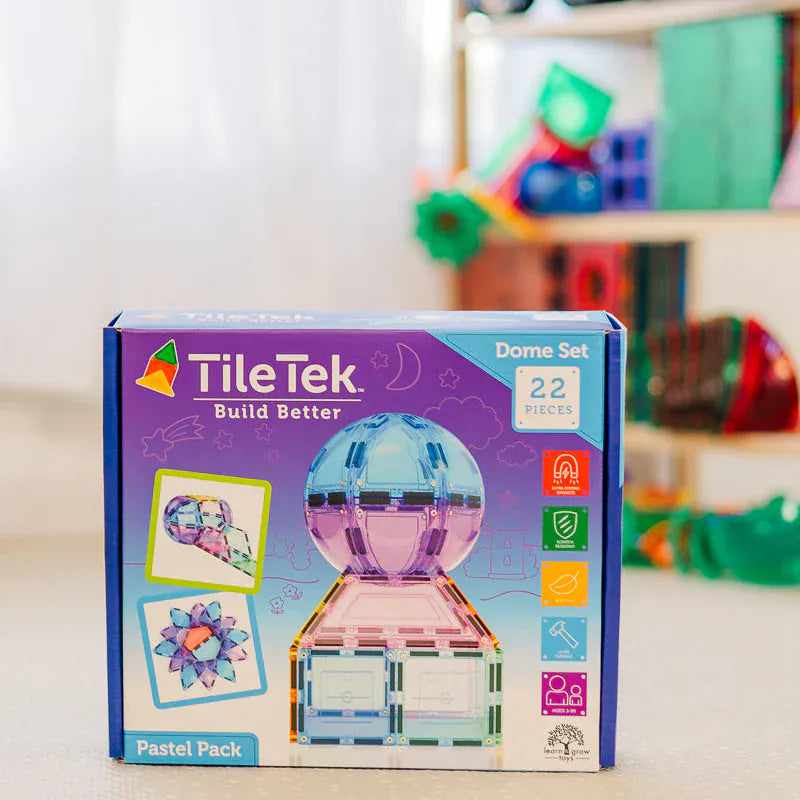 TileTek Toys TileTek - 22 Piece Pastel Dome Set