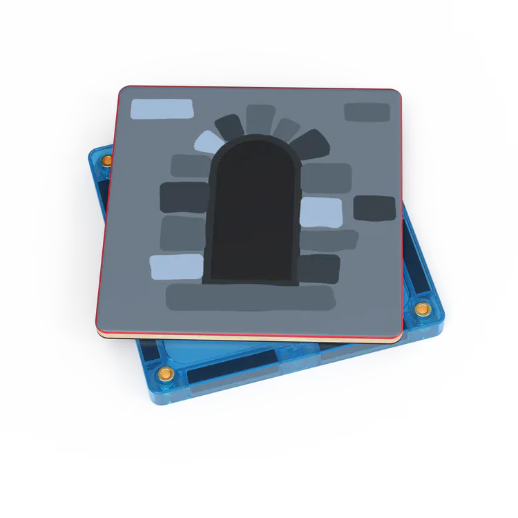 TileTek Toys TileTek - 40 Piece Magnetic Tile Toppers - Castle Pack