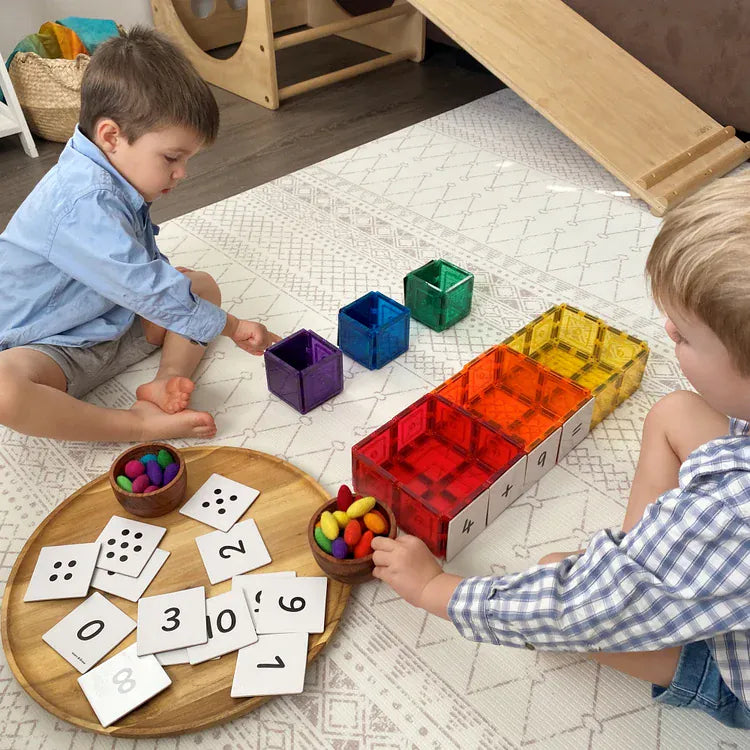 TileTek Toys TileTek - 40 Piece Magnetic Tile Toppers - Numbers