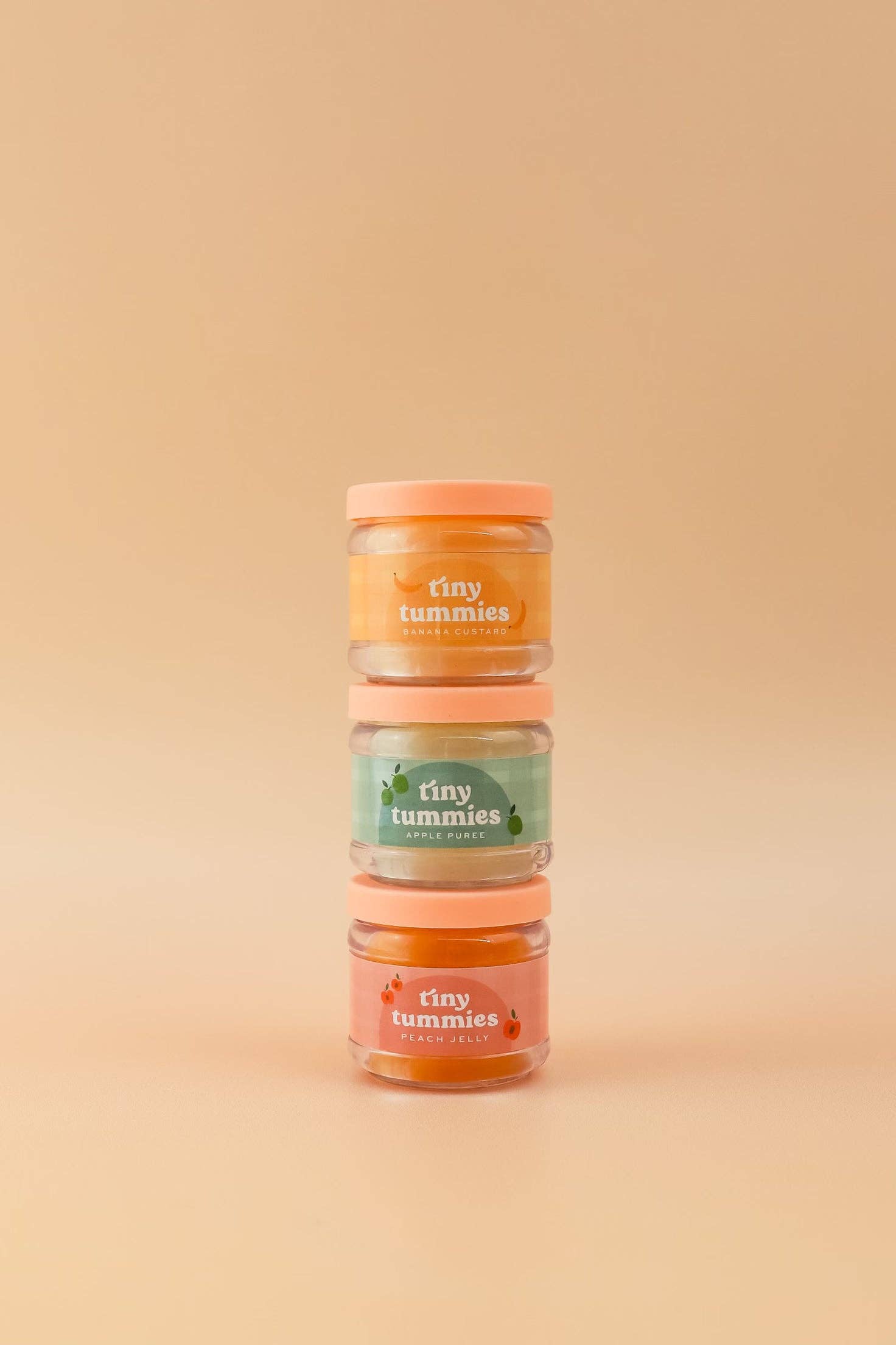 Tiny Harlow Toys Dolls Tiny Tummies Food Jar and Spoon Set: Apple Puree