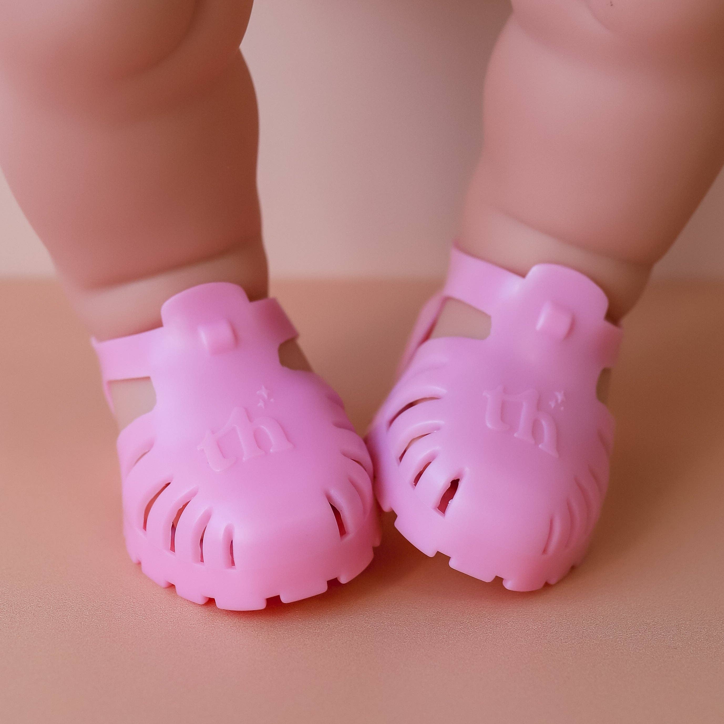 Tiny Harlow Toys Tiny Tootsies Dolls Jelly Sandals - Pink
