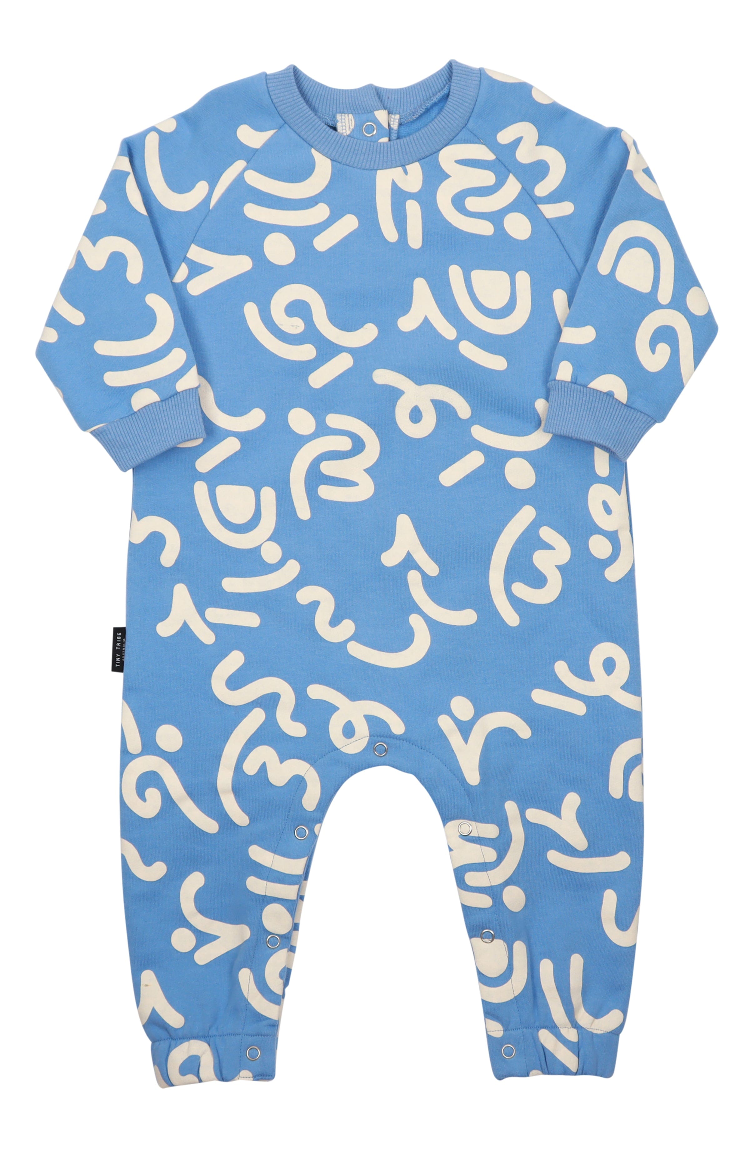 Tiny Tribe Boys All In Ones Wiggle Relaxed Fleece Romper