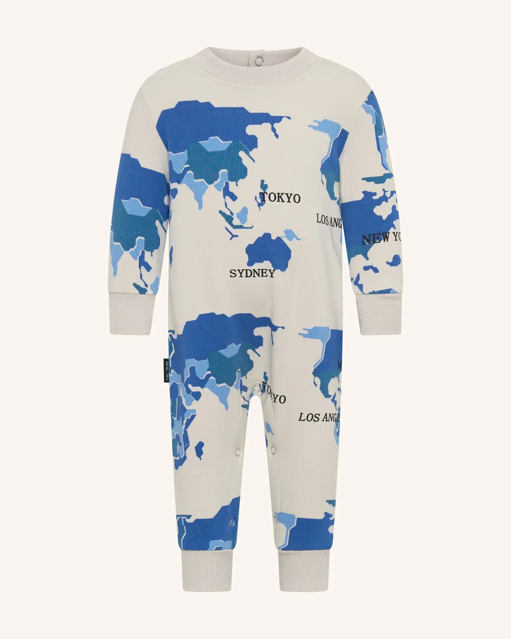 Tiny Tribe Boys All In Ones World Tour Romper