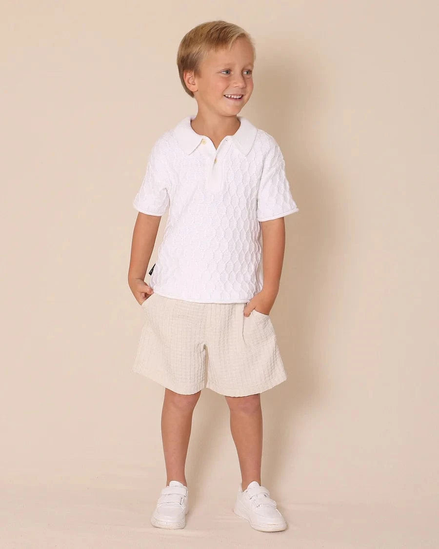 Tiny Tribe Boys Bottoms Waffle Short