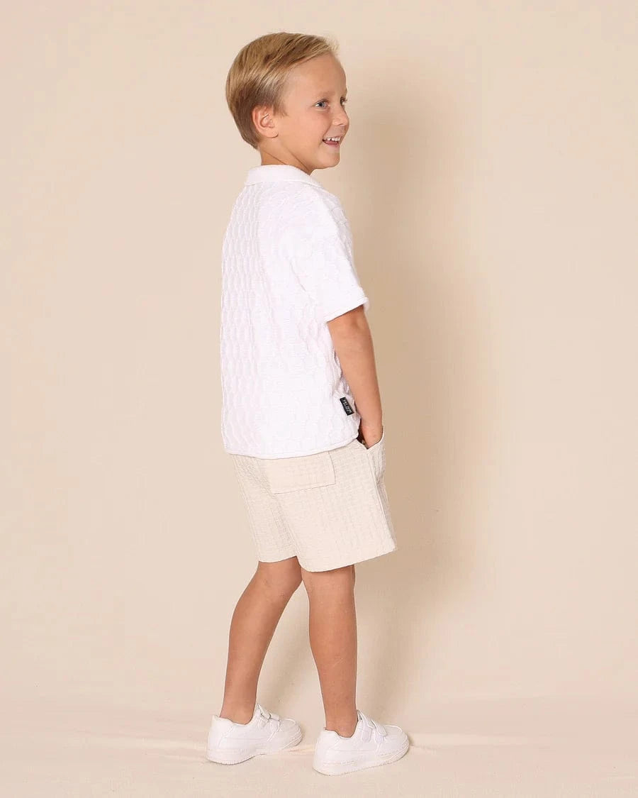Tiny Tribe Boys Bottoms Waffle Short