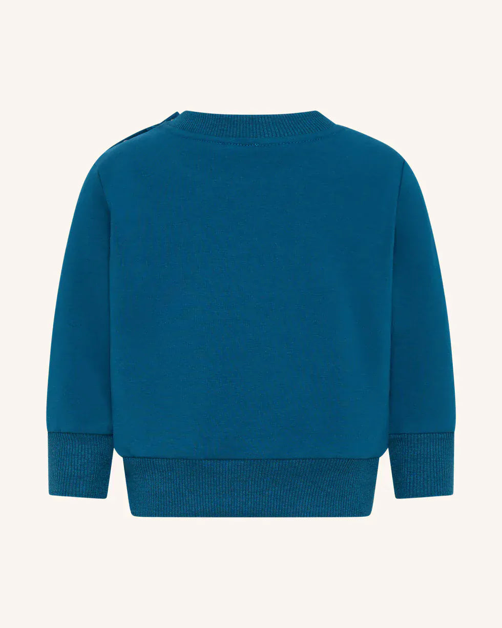 Tiny Tribe Boys Jumper Infants Blue Core Sweat Top