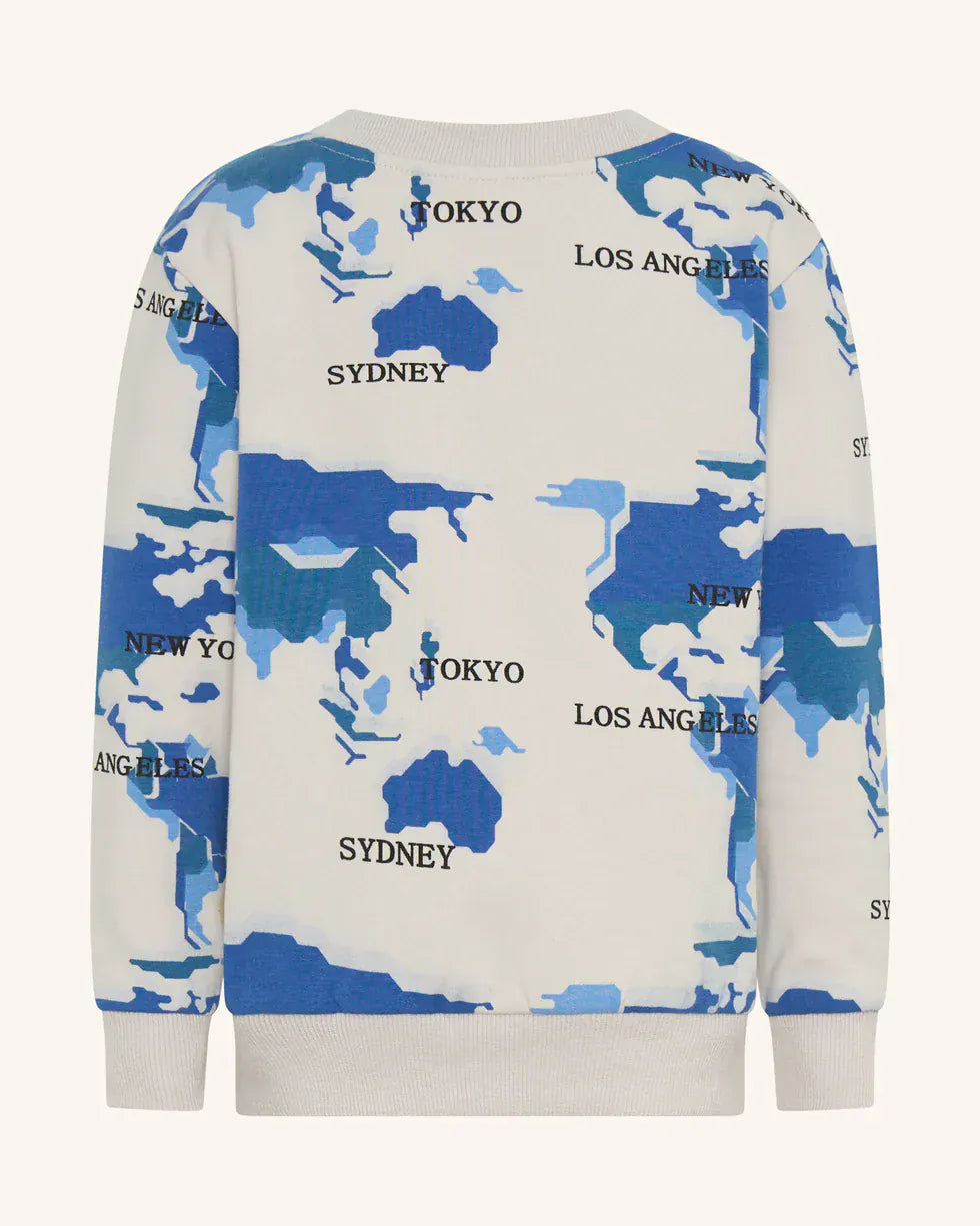 Tiny Tribe Boys Jumper Topography Sweat Top