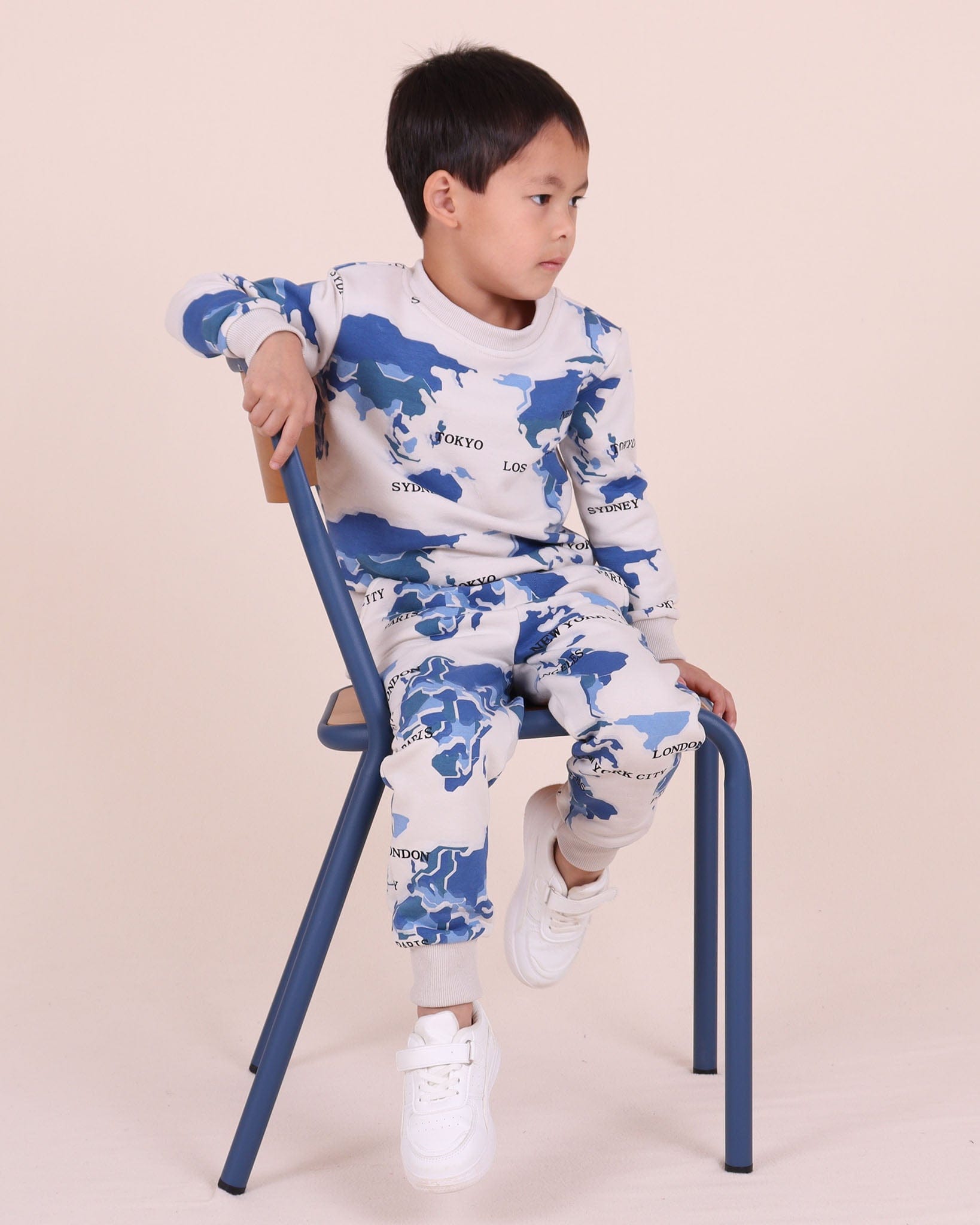 Tiny Tribe Boys Pants 2Y Topography Sweat Pants