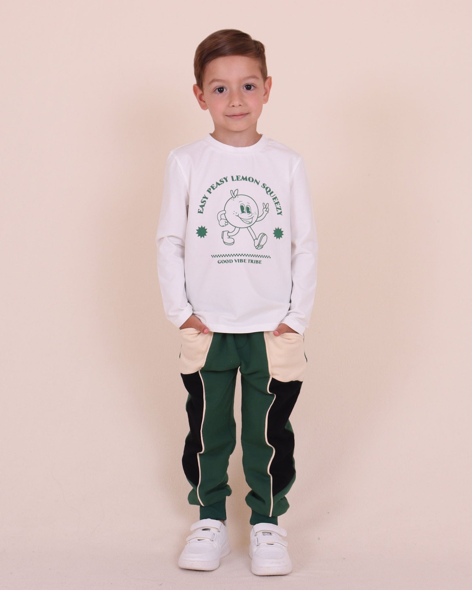 Tiny Tribe Boys Tops Easy Peasy Lemon Tee