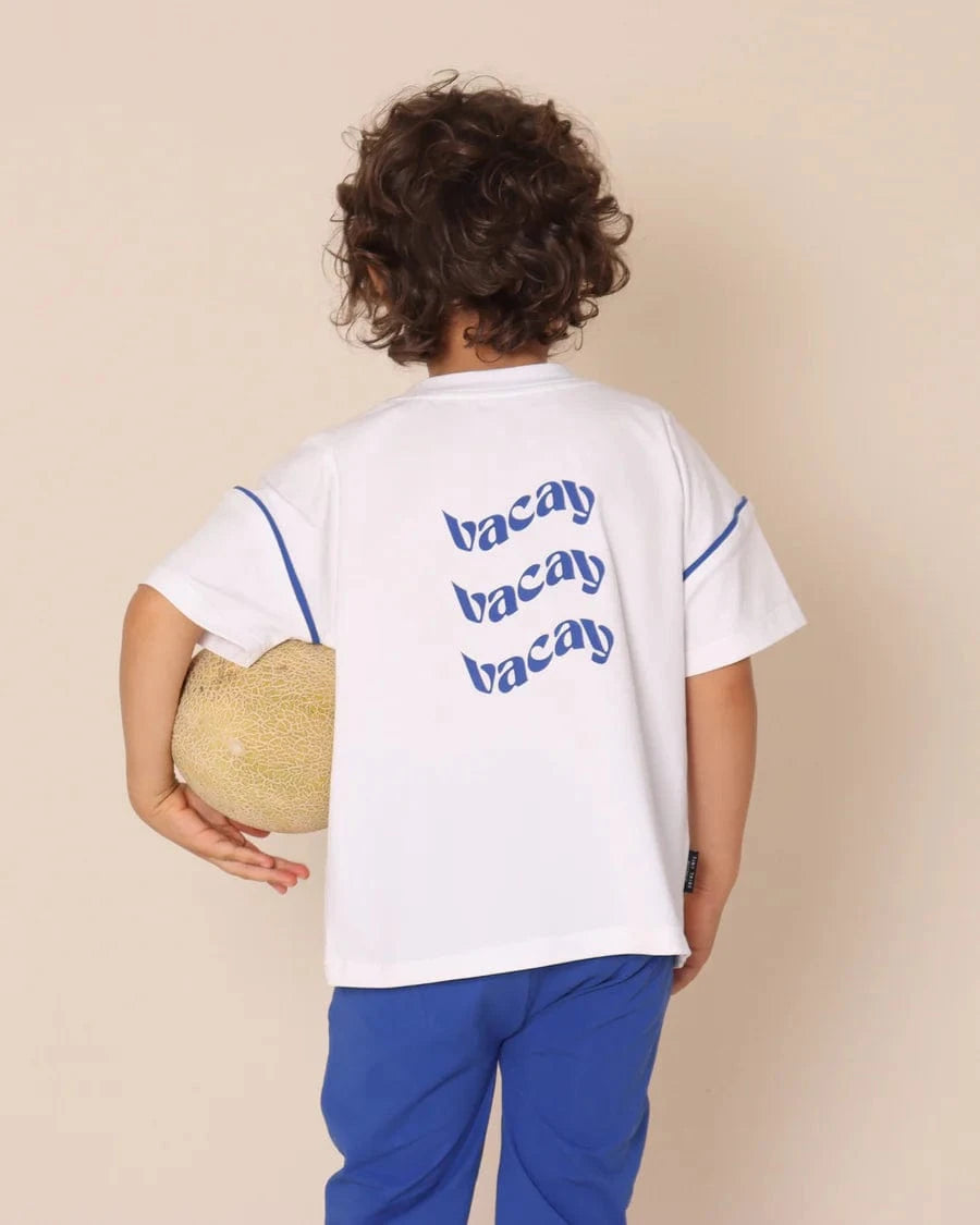 Tiny Tribe Boys Tops Vacay Piping Tee