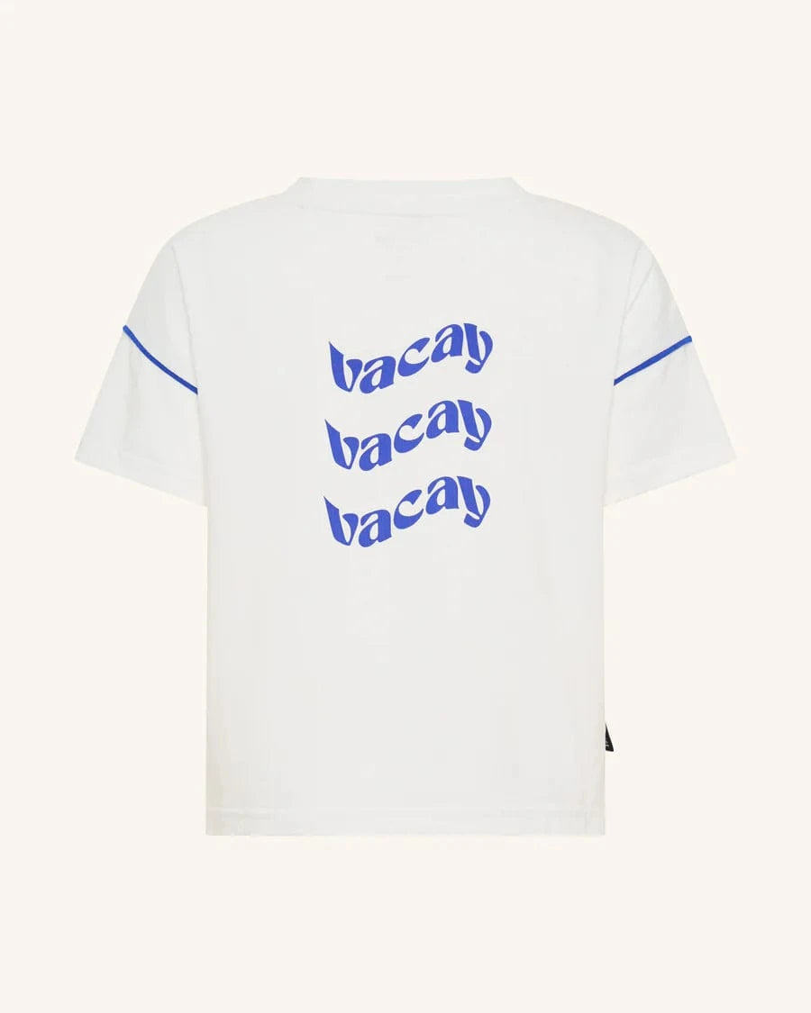 Tiny Tribe Boys Tops Vacay Piping Tee