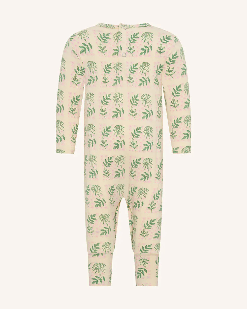 Tiny Tribe Girls All In One Flower Garden Romper