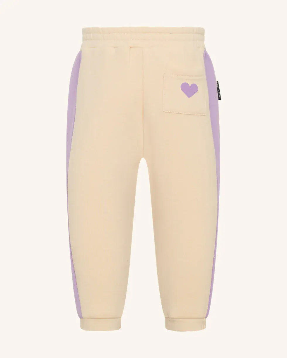 Tiny Tribe girls' all-in-one Lilac Love Tribe set featuring a comfortable, stylish purple one-piece for kids.
