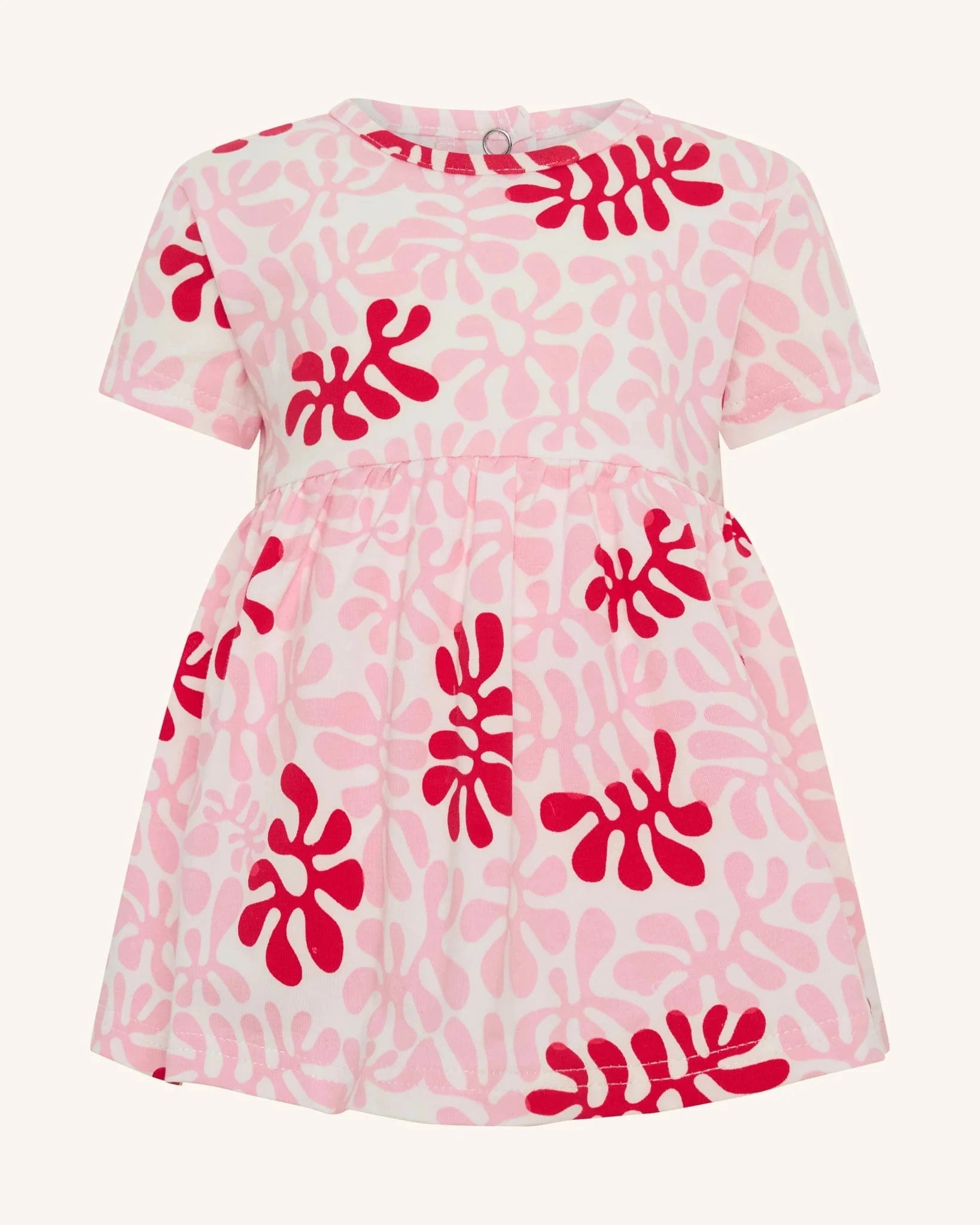 Tiny Tribe Girls Dress Sweet Coral All-In-One Dress