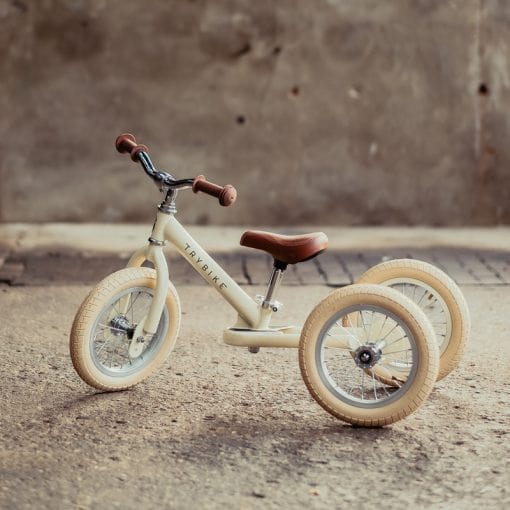 Trybike Ride On Vintage Trybike -Cream