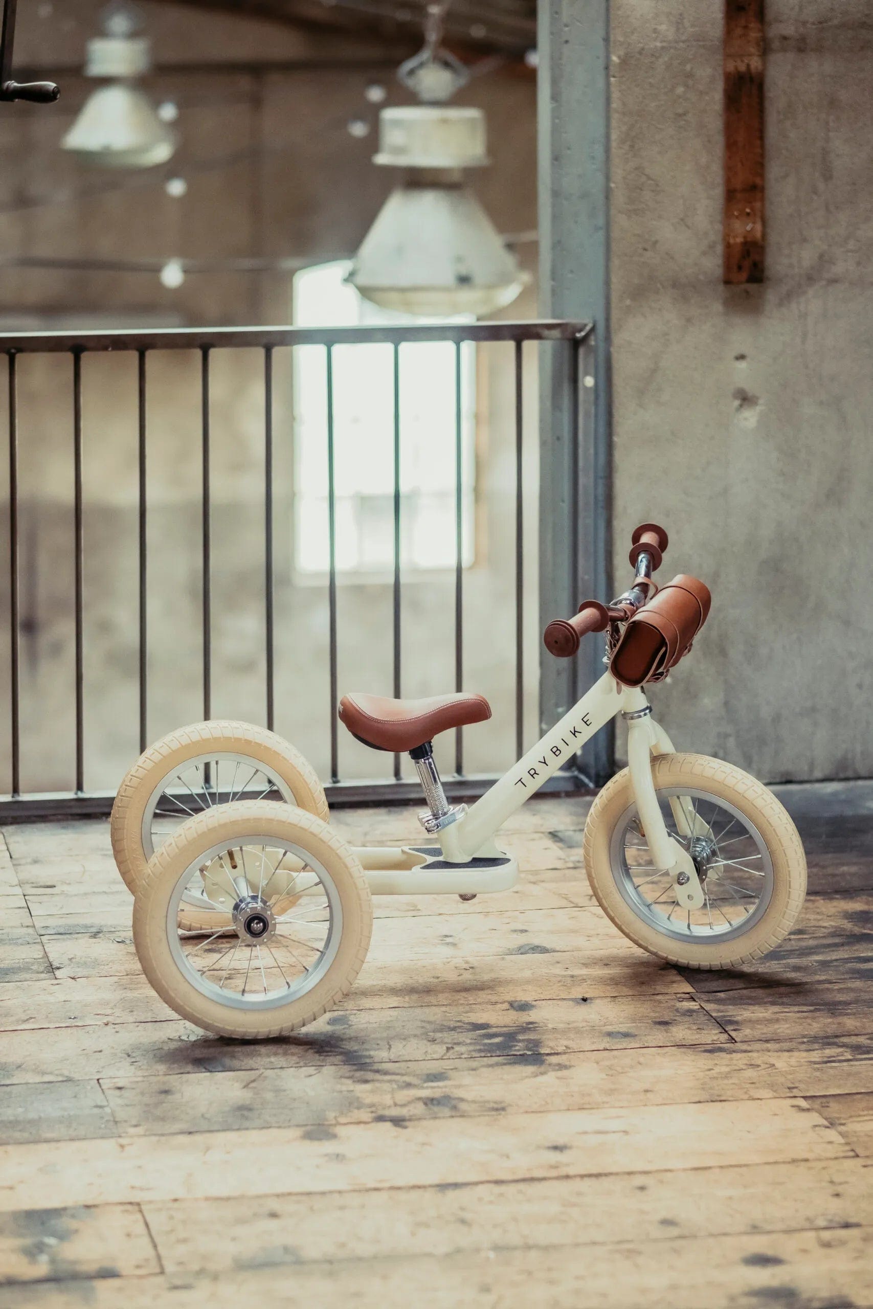 Trybike Ride On Vintage Trybike -Cream