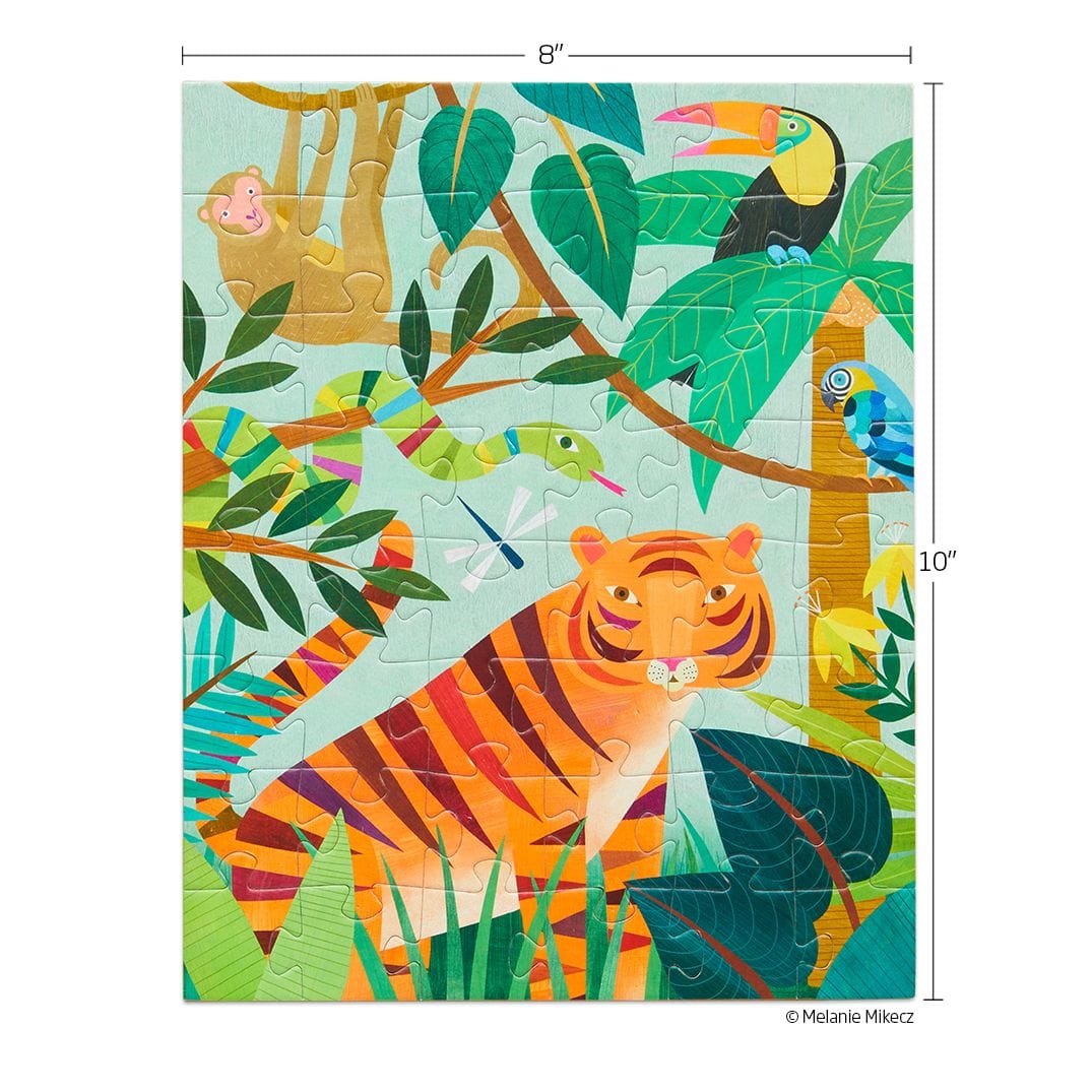 WerkShoppe Toys In The Jungle 48 Piece - Puzzle Snax