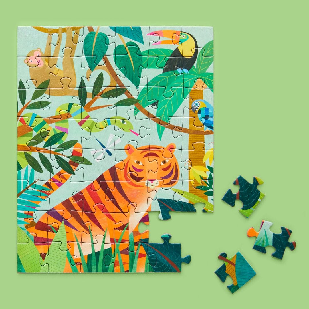 WerkShoppe Toys In The Jungle 48 Piece - Puzzle Snax