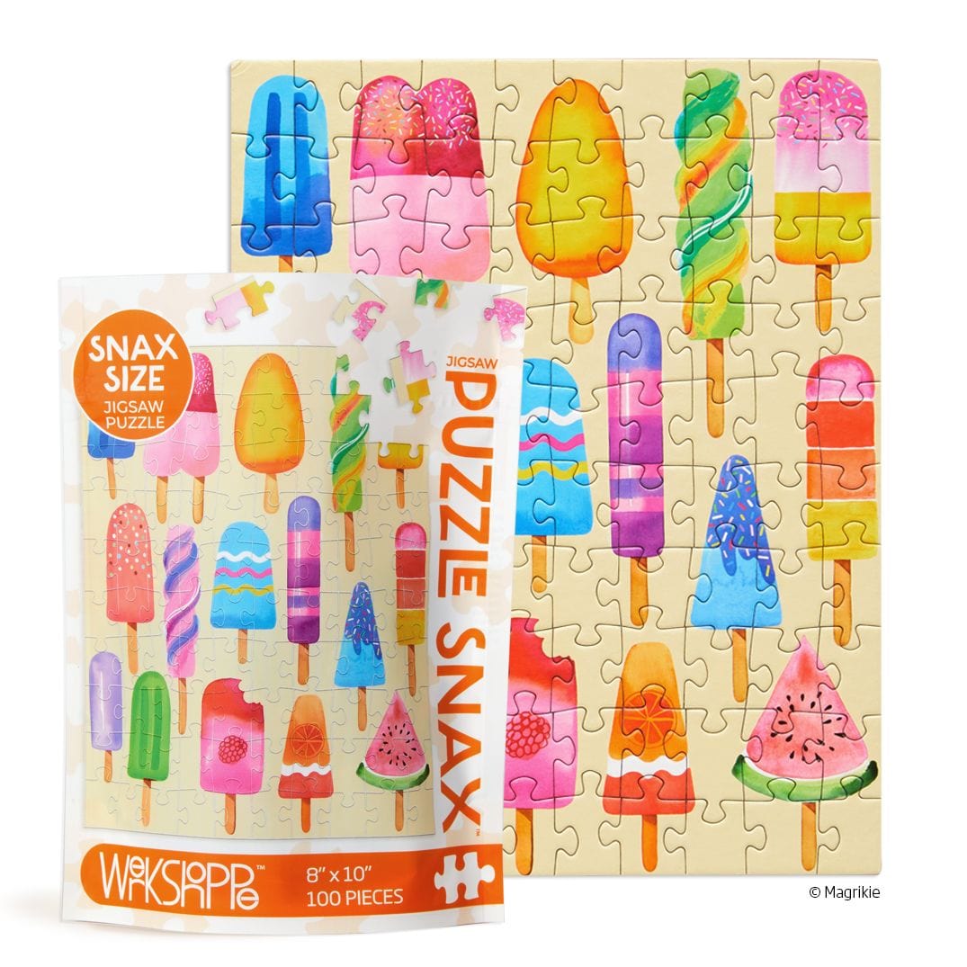 WerkShoppe Toys Popsicle Party 100 Piece - Puzzle Snax