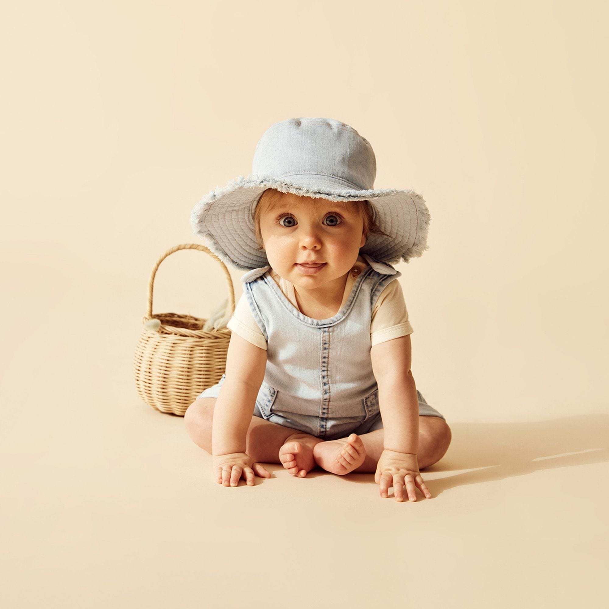 Wilson & Frenchy Accesories Hats Denim Sun Hat