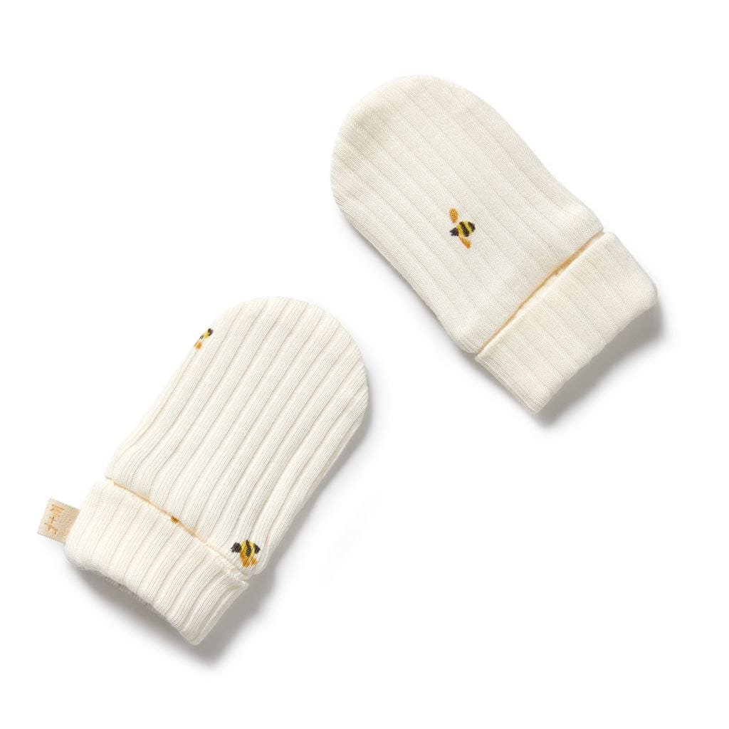 Wilson & Frenchy Baby Accessory Bee Mine Organic Mittens