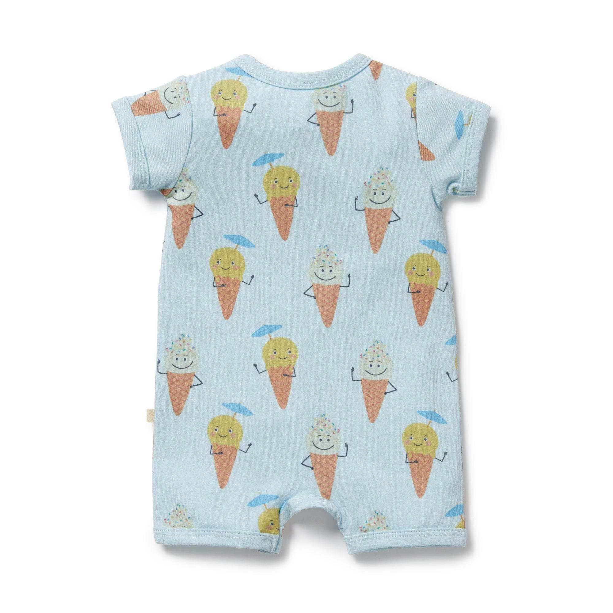 Wilson & Frenchy Boys All In Ones Frosty Friends Organic Boyleg Zipsuit