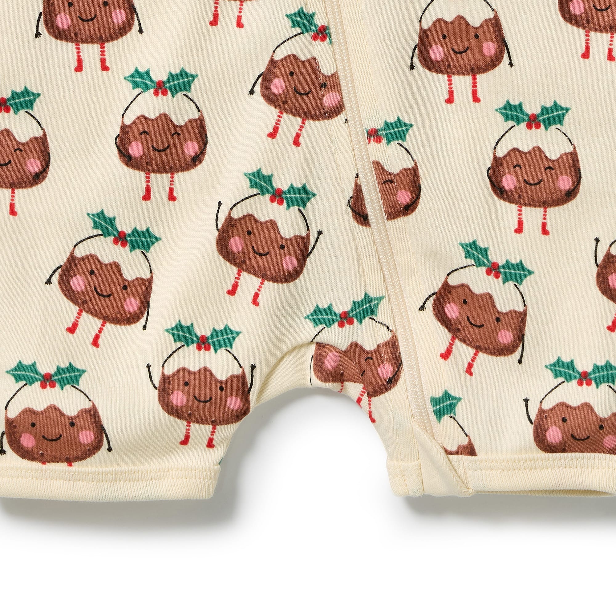 Wilson & Frenchy Boys All In Ones Little Pudin Organic Rib Boyleg Zipsuit