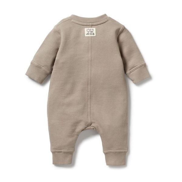 Wilson & Frenchy Boys All In Ones Stone Organic Terry Growsuit