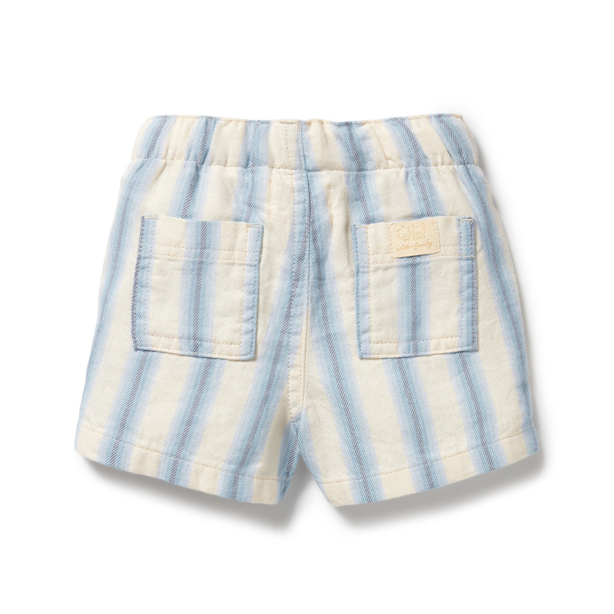 Wilson & Frenchy Boys Bottoms Deep Blue Stripe Organic Short