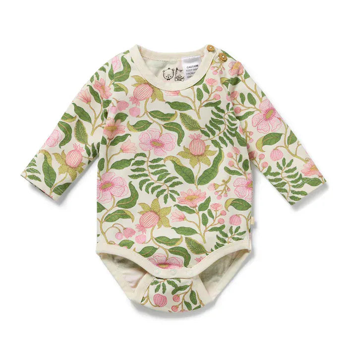 Wilson & Frenchy Boys Onesie 0-3M Ma Fleur Organic Bodysuit