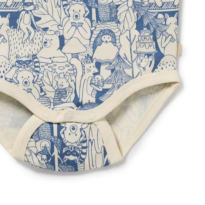 Wilson & Frenchy Boys Onesie Woodland Adventures Organic Bodysuit