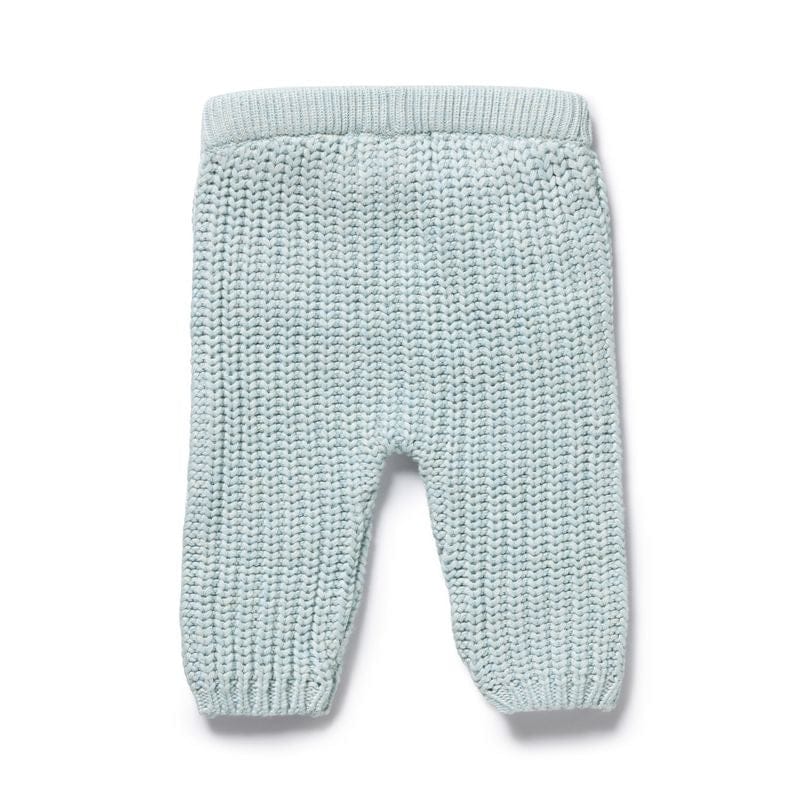 Wilson & Frenchy Boys Pants Cloud Blue Organic Knitted Legging