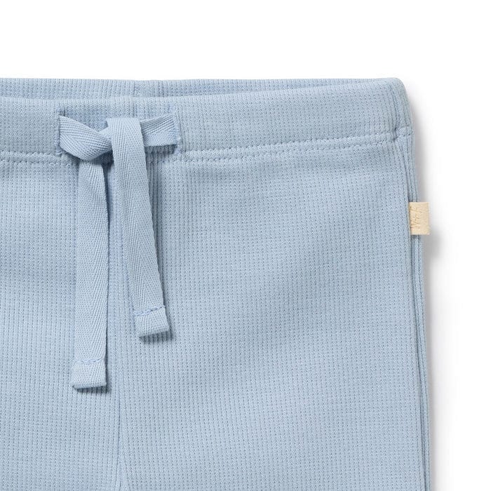 Wilson & Frenchy Boys Pants Storm Blue Organic Rib Legging
