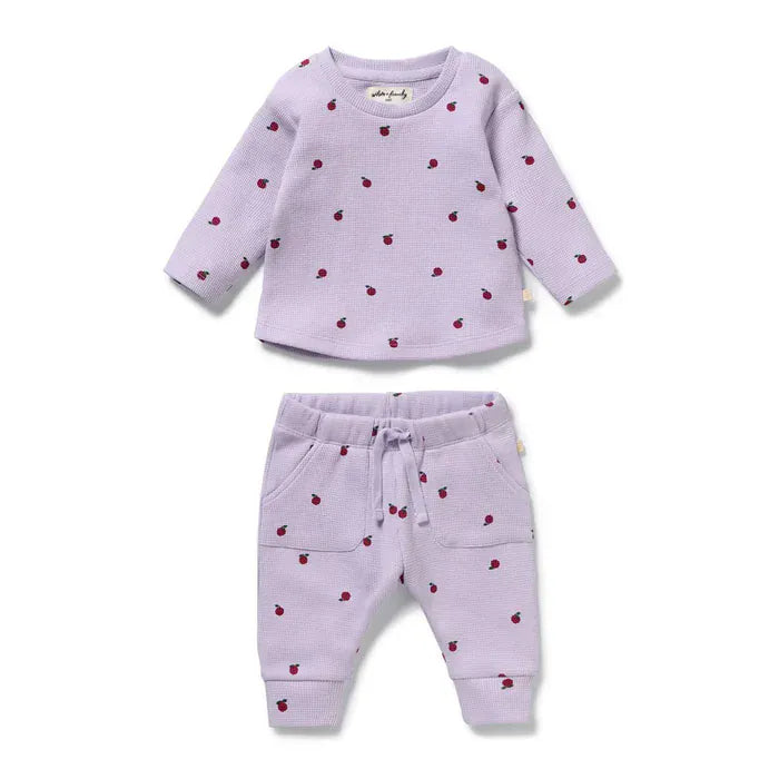 Wilson & Frenchy Girls All In One Berry Plums Organic Waffle Set