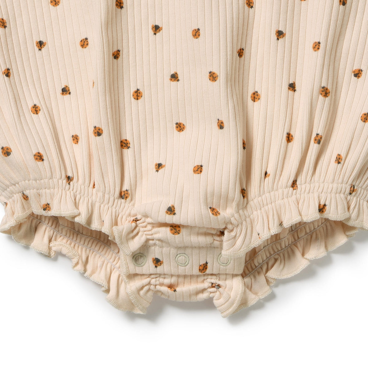 Wilson & Frenchy Girls All In One Little Lady Bugs Organic Playsuit